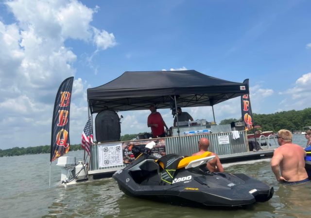 BBQ on a boat!